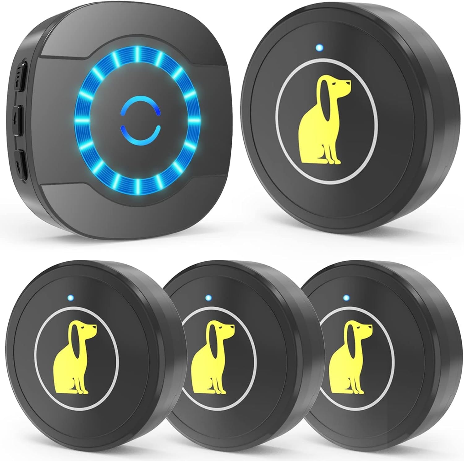 Adjustable Waterproof Dog Doorbell – Touch-Activated Potty Training Bell with Long-Range & Custom Tones