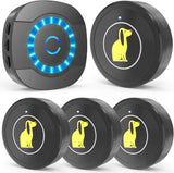 Adjustable Waterproof Dog Doorbell – Touch-Activated Potty Training Bell with Long-Range & Custom Tones