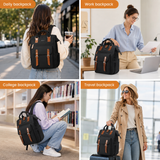 Women’s 15.6" Laptop Backpack – Premium Work, Travel & Everyday Organizer Bag