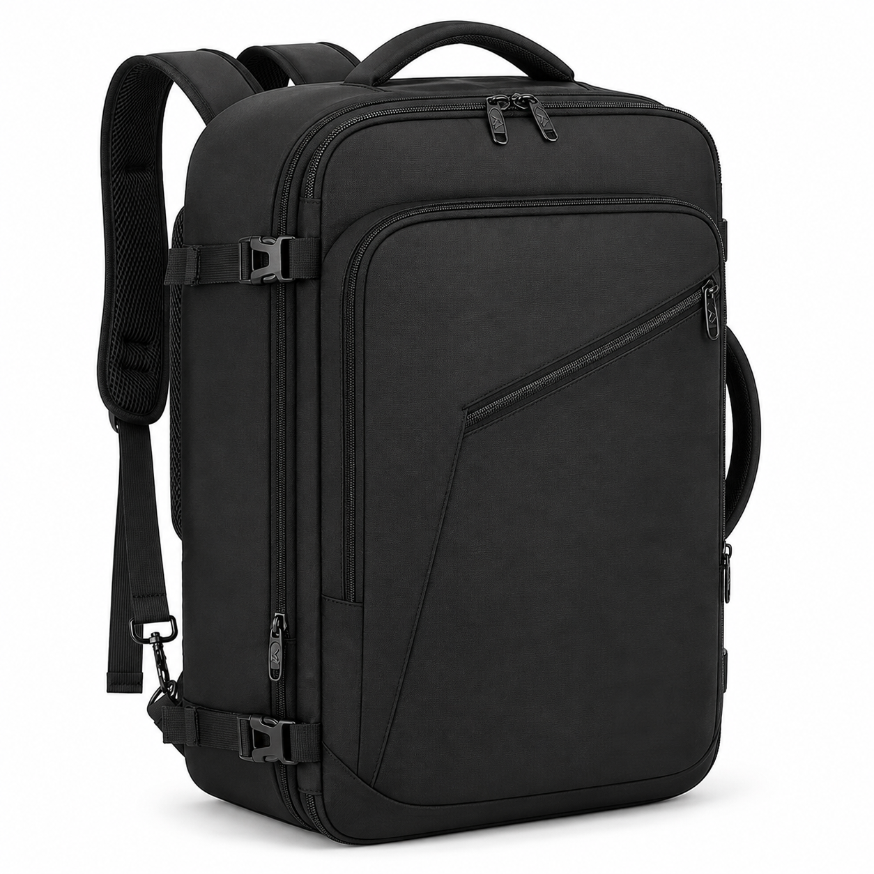 27L Expandable Carry-On Travel Backpack – Convertible Business & Weekend Bag with Smart Organization
