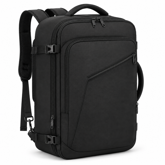27L Expandable Carry-On Travel Backpack – Convertible Business & Weekend Bag with Smart Organization