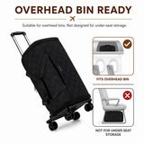 50L Rolling Garment Duffel with Wheels and Shoe Compartment