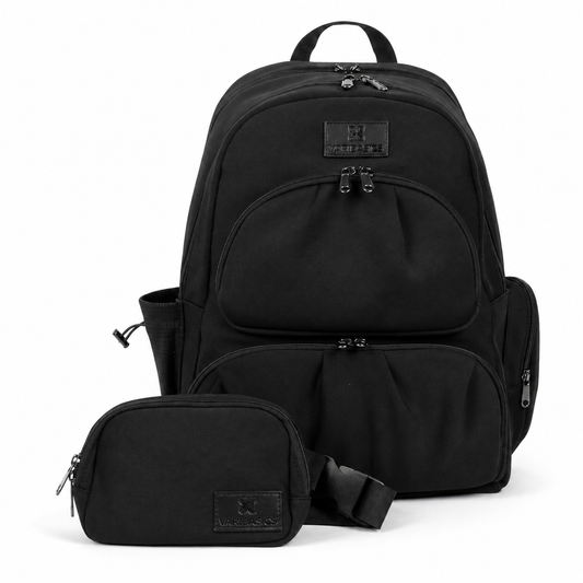 Women’s Insulated Lunch Backpack with 17” Laptop Compartment & Belt Bag