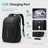 Slim Anti-Theft 15.6" Laptop Backpack with TSA Lock & USB Charging – Business Travel Backpack
