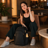 Women’s 15.6" Laptop Backpack – Large Capacity Work, College & Travel Bag