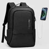 Slim 15.6" Laptop Backpack with USB Charging, Anti-Theft Pocket & Water-Resistant Business Design