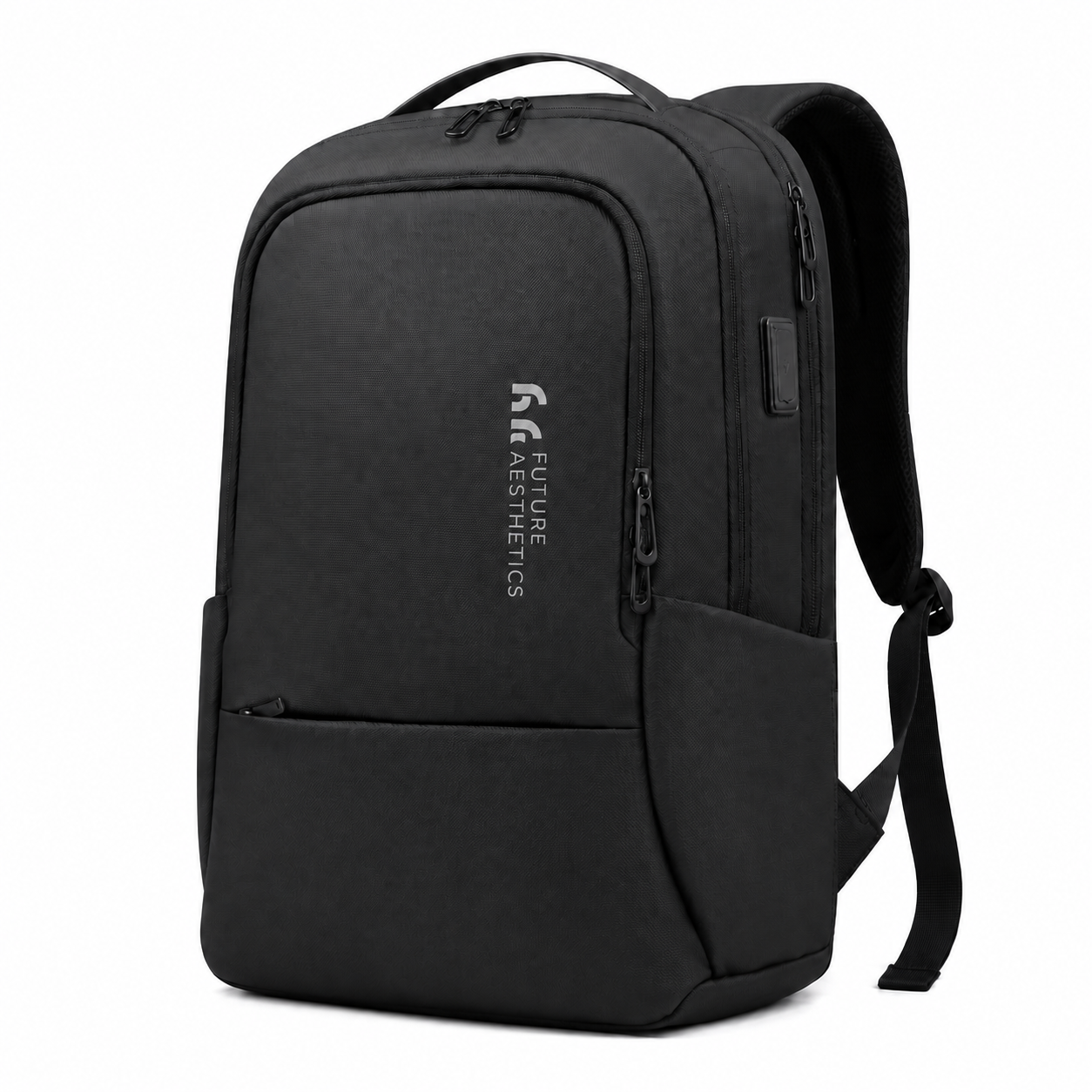 Slim 15.6" Laptop Backpack with USB Charging, Anti-Theft Pocket & Water-Resistant Business Design