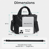 Premium Mini Puffy Crossbody Bag for Women – Lightweight Travel Purse with Card Slots & Multi-Pocket Storage
