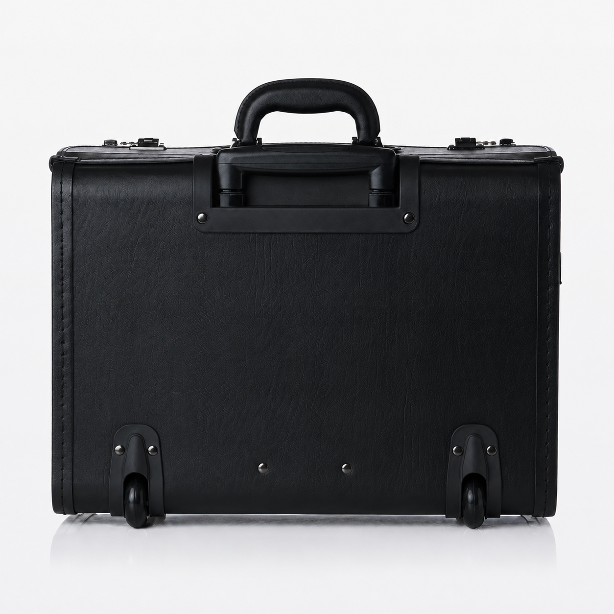 17-Inch Executive Rolling Laptop Briefcase with Wheels & Combination Locks