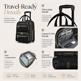 16-Inch Underseat Rolling Carry-On with Laptop Storage