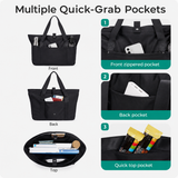 Large Foldable Tote Bag for Women – Lightweight 20L Travel, Work & Gym Shoulder Bag