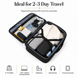 27L Expandable Carry-On Travel Backpack – Convertible Business & Weekend Bag with Smart Organization