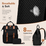 Women’s 15.6" Laptop Backpack – Premium Work, Travel & Everyday Organizer Bag