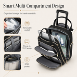 16-Inch Underseat Rolling Carry-On with Laptop Storage