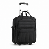 16-Inch Underseat Rolling Carry-On – Compact Travel Luggage with 15.6" Laptop Compartment