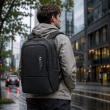Slim 15.6" Laptop Backpack with USB Charging, Anti-Theft Pocket & Water-Resistant Business Design