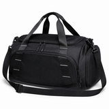 16L Compact Gym Duffle Bag with Shoe Compartment & Wet/Dry Pocket