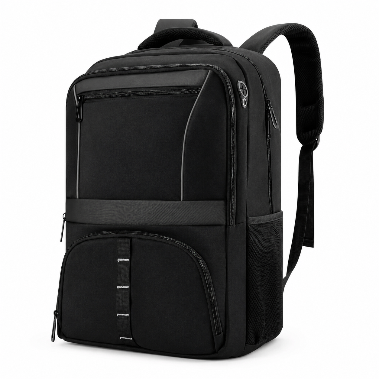 30L Reflective Travel Laptop Backpack with USB Port – Fits 17.3-Inch Laptops