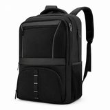 30L Reflective Travel Laptop Backpack with USB Port – Fits 17.3-Inch Laptops