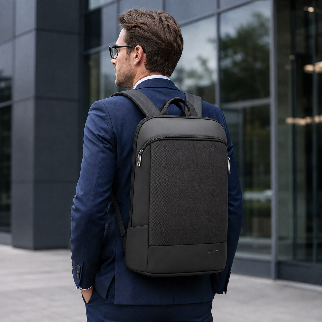 17-Inch Super Slim Anti-Theft Laptop Backpack – Water-Resistant Business & Travel Bag