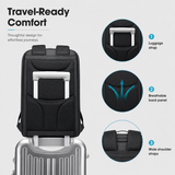 Anti-Theft Business Laptop Backpack 15.6" – TSA Lock, USB Charging & Water-Resistant Travel Design