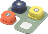 MewooFun Dog Talking Buttons Set – 3 Recordable Communication Buttons for Dogs & Cats, Training & Interactive Pet Toy