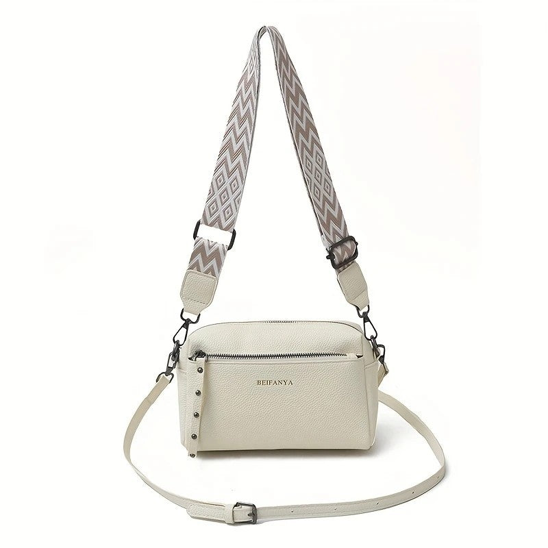 Women’s Adjustable Crossbody Bag 🎒 Minimalist Shoulder Bag with Zipper Closure for Daily, Commuting & Casual Wear