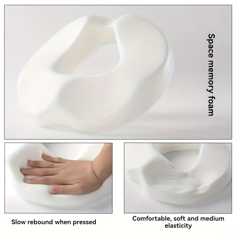 Pressure-Relieving Memory Foam Seat Cushion – Ultra-Dense Ergonomic Support for Office, Car & Wheelchair 🛋️