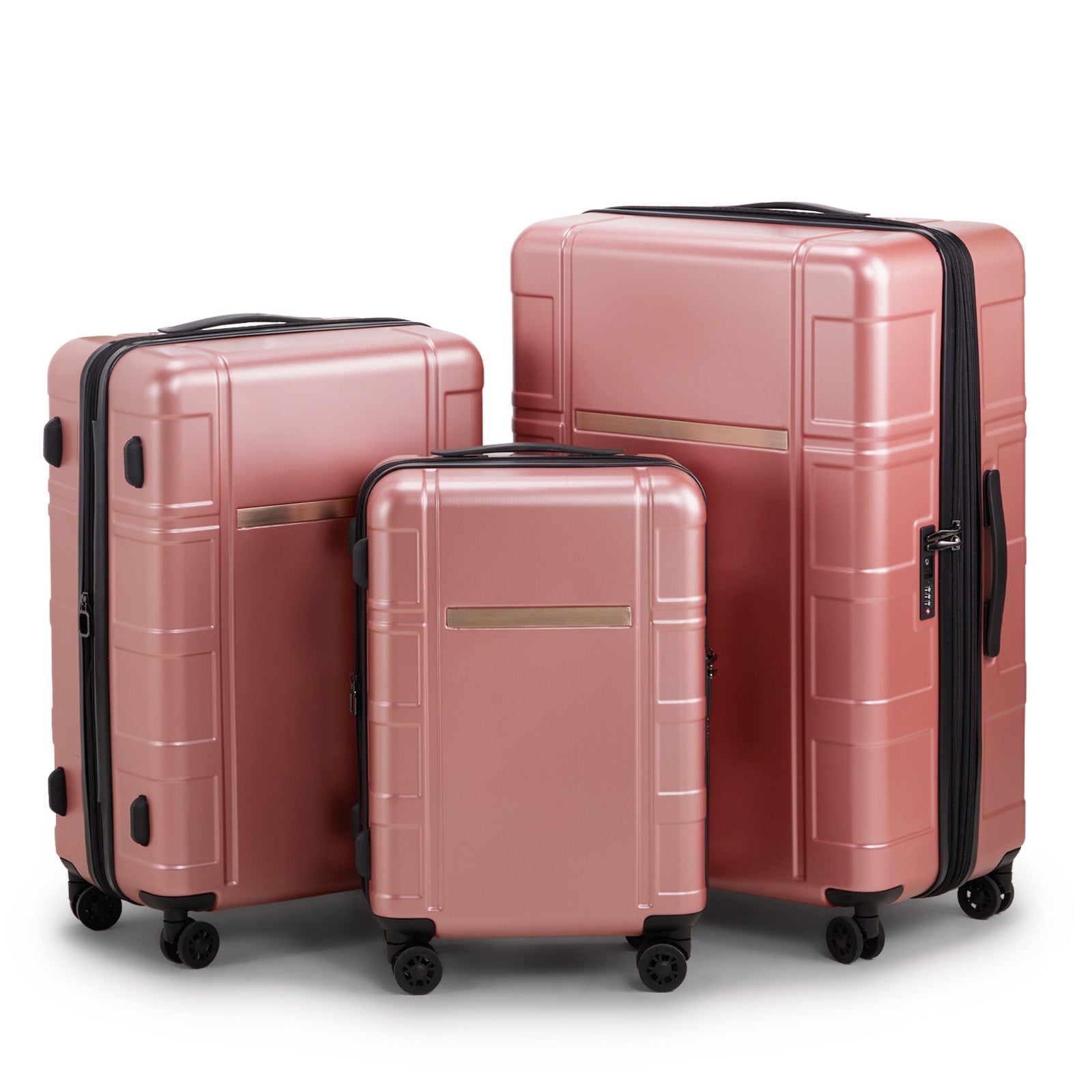 Premium 3-Piece ABS+PC Luggage Set