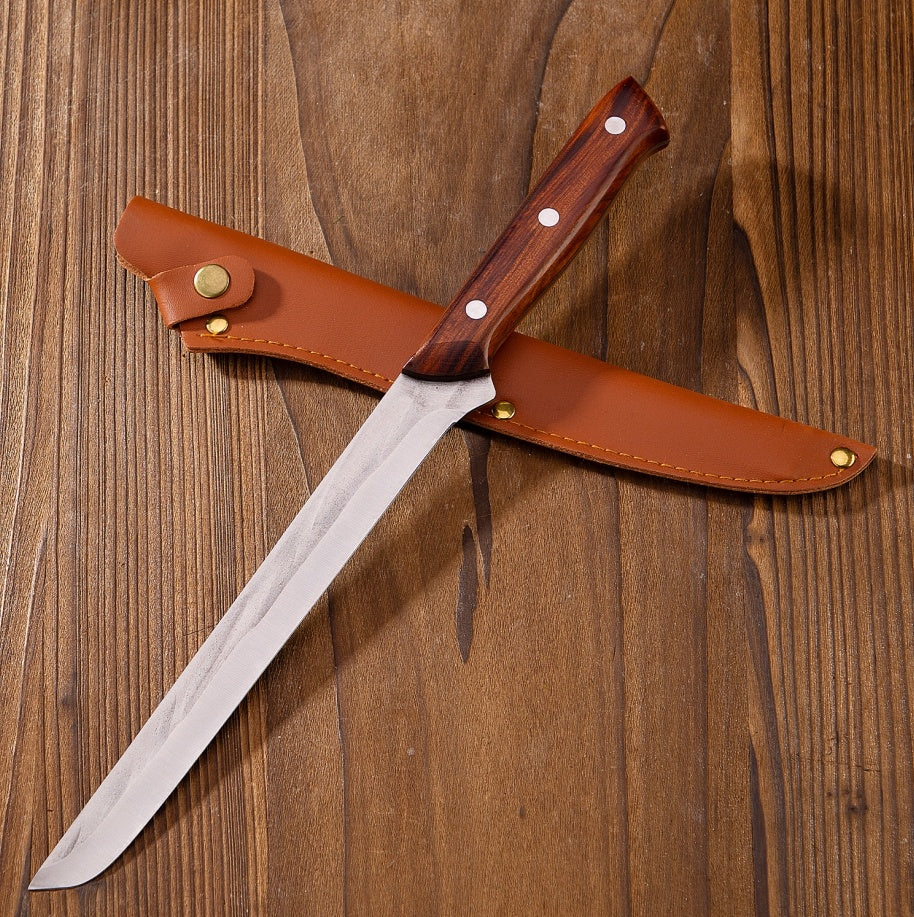 Lengthen The Ham Knife – Extended Ham Slicing Knife for Clean, Smooth Cuts