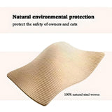 U-Shaped Cat Scratching & Lying Bed – Multi-Functional Cat Lounger & Scratch Pad for Indoor Cats