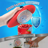 [Electric Can Opener] Hand-Free Electric Can Opener - Easy Open Any Can Sizes with Smooth Edge - Food-Safe Portable Battery Operated - PulinGO