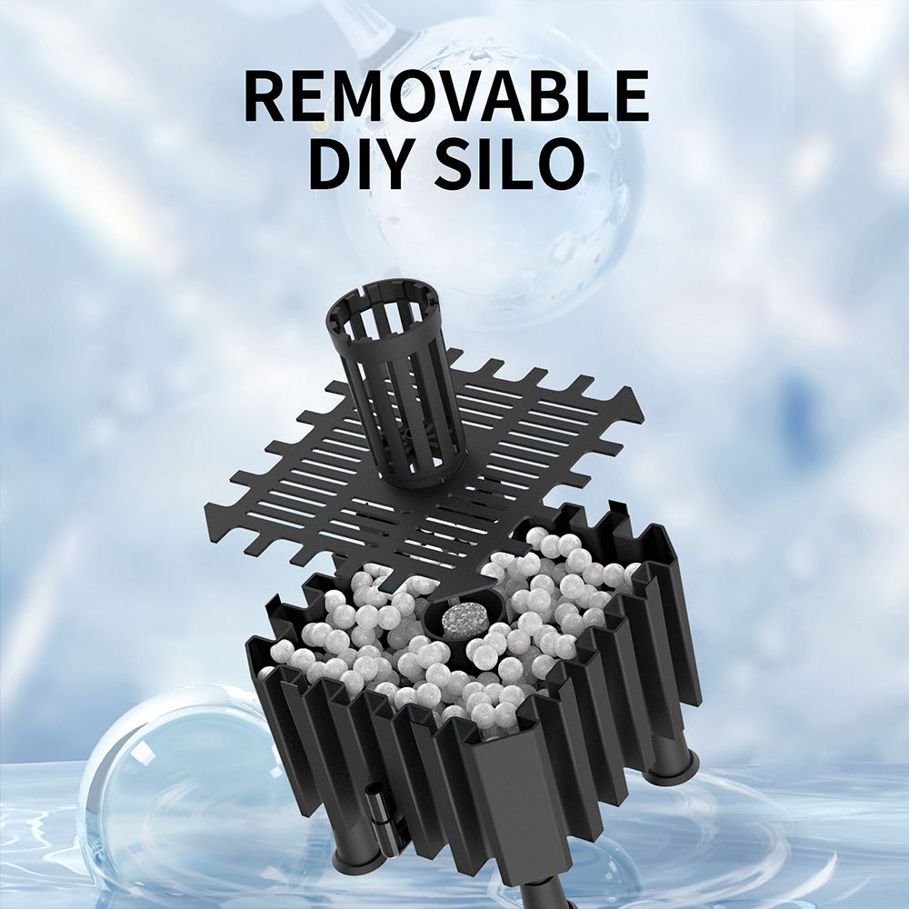 Square Water Fairy Small – Compact Aquarium Filter, Silent Water Circulation & Purification System for Fish Tanks