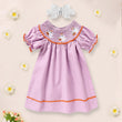 Infant Baby Girl Halloween Dress 🎃 Ghost Embroidery Outfit + Matching Headband