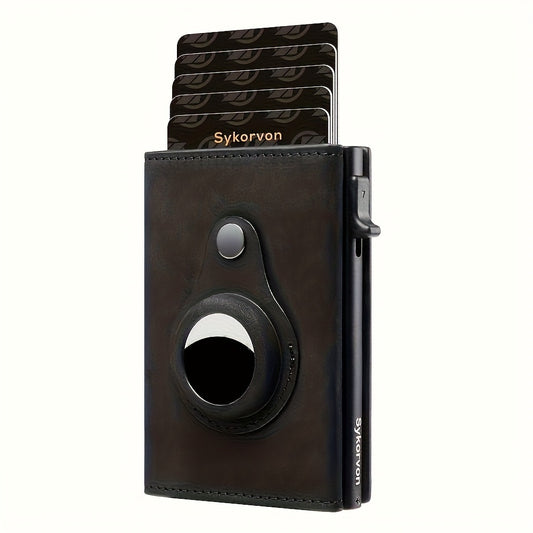 Sleek & Secure Men’s AirTag Wallet
