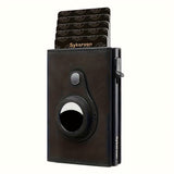 Sleek & Secure Men’s AirTag Wallet