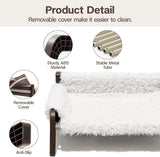 Mewoofun Raised Cat Bed – Elevated Plush Sofa with Non-Slip Bottom, Washable Cushion & 44 lbs Support for Cats & Small Dogs