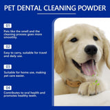 Yegbang Pet Tooth Cleaning Powder – Tartar & Stain Remover with Breath-Freshening Formula for Cats & Dogs