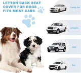 Dog Car Seat with Back Seat Extender – Hammock-Style Travel Protector for Large & Small Dogs, Fits Cars, SUVs & Trucks