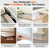 Mewoofun Cat Window Perch – Adjustable Clamp Hammock with Removable Cover, Indoor Cat Windowsill Bed