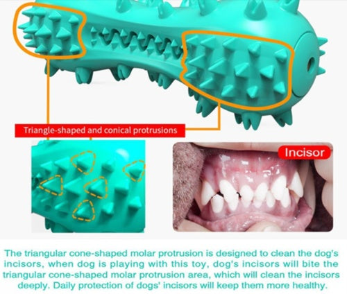 Pet Dog Cleaning Chew Toy – Rubber Molar Stick for Aggressive Chewers, Durable Dog Toy for Oral Care & Healthy Teeth