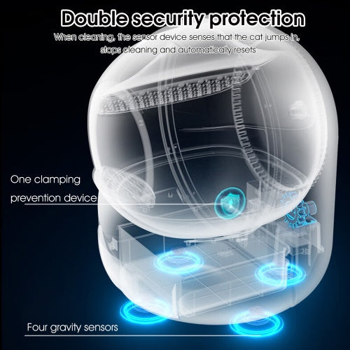 Smart Automatic Cat Litter Box – Self-Cleaning with App Controls, 4G WiFi Connectivity & Double Deodorization System