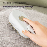 3-in-1 Electric Pet Brush – Grooming, Massage & Hair Removal