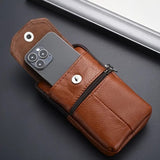 Premium Leather Phone Shoulder & Belt Case