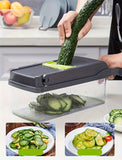 16-in-1 Vegetable Chopper Set – Multi-Blade Slicer with Container & Peeler - PulinGO