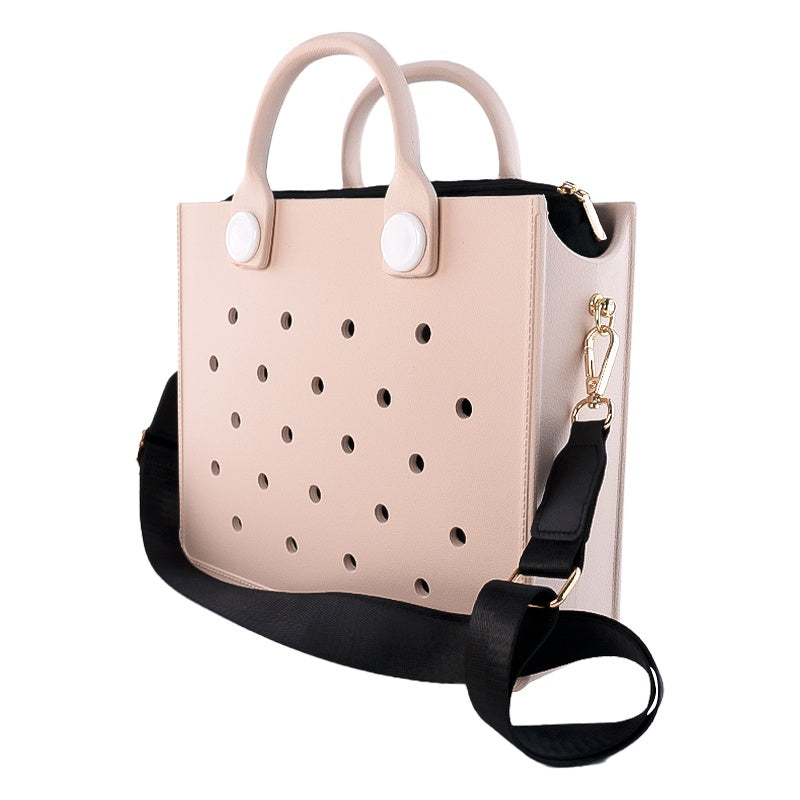 Waterproof EVA Tote Bag 👜 Women’s Handbag with Shoulder Strap – Stylish Beach & Everyday Tote