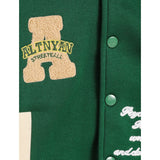 Toddler Kids Girls & Boys Embroidery Letters Print Jacket – Baseball Collar Casual Sports Coat