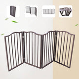 Arc Wooden Pet Gate – Freestanding & Folding Dog Safety Barrier for Doorways, Stairs & Indoor Spaces