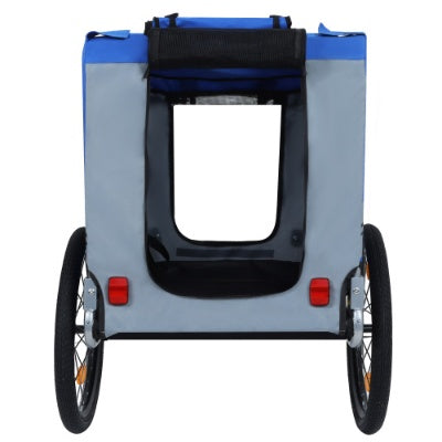 Large Folding Bike Trailer for Dogs – 120 lb Capacity All-Terrain Pet Carrier