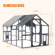 Outdoor Chicken Coop Fence – Heavy-Duty Wire Poultry Enclosure with Weatherproof Panels & Predator Protection